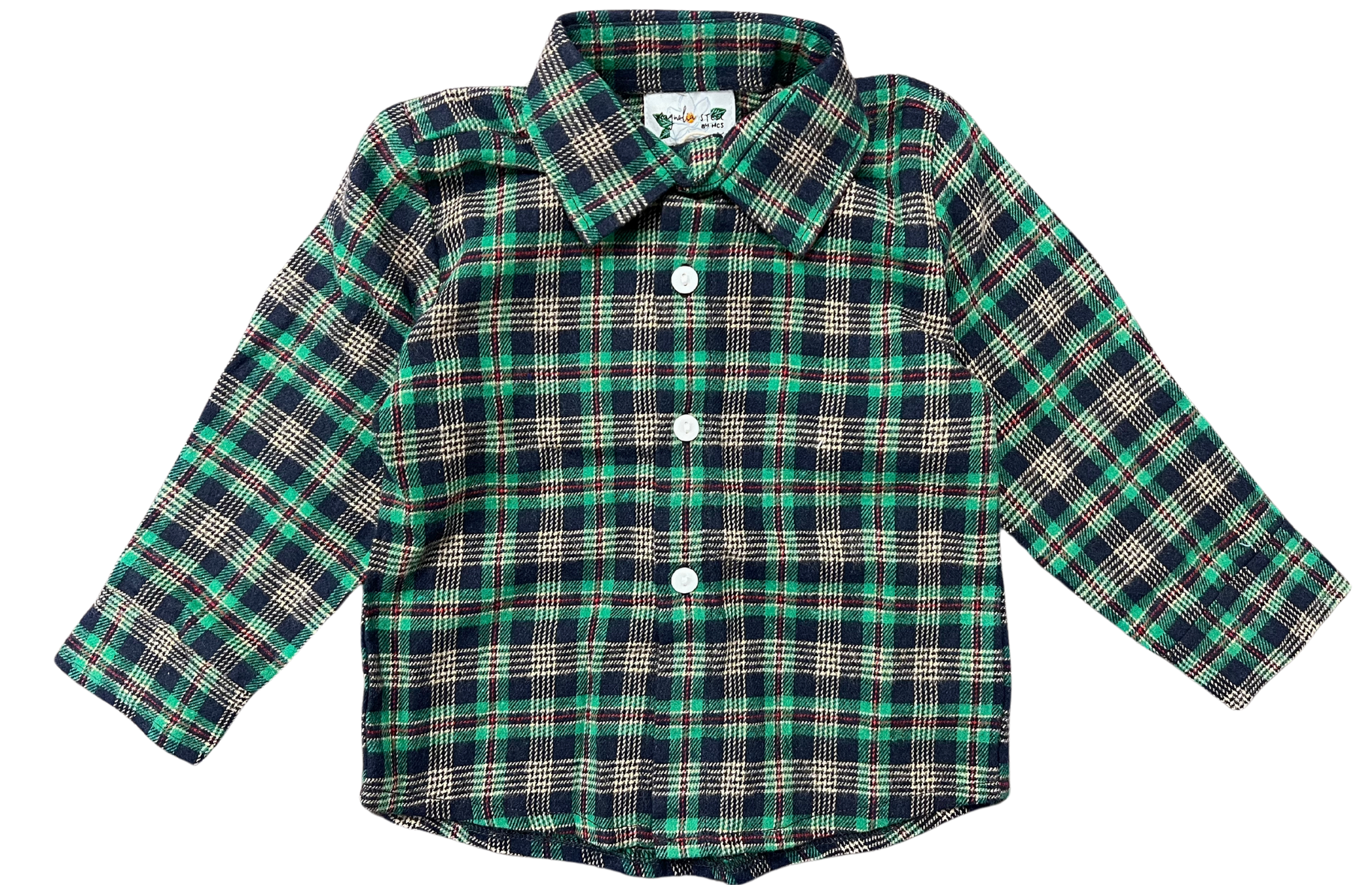 Green / Red Plaid Flannel Button Up