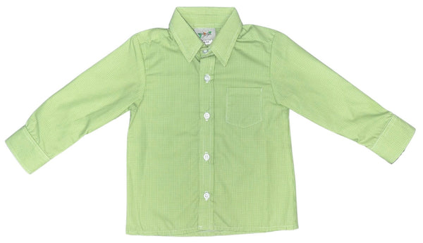 Green Button Up