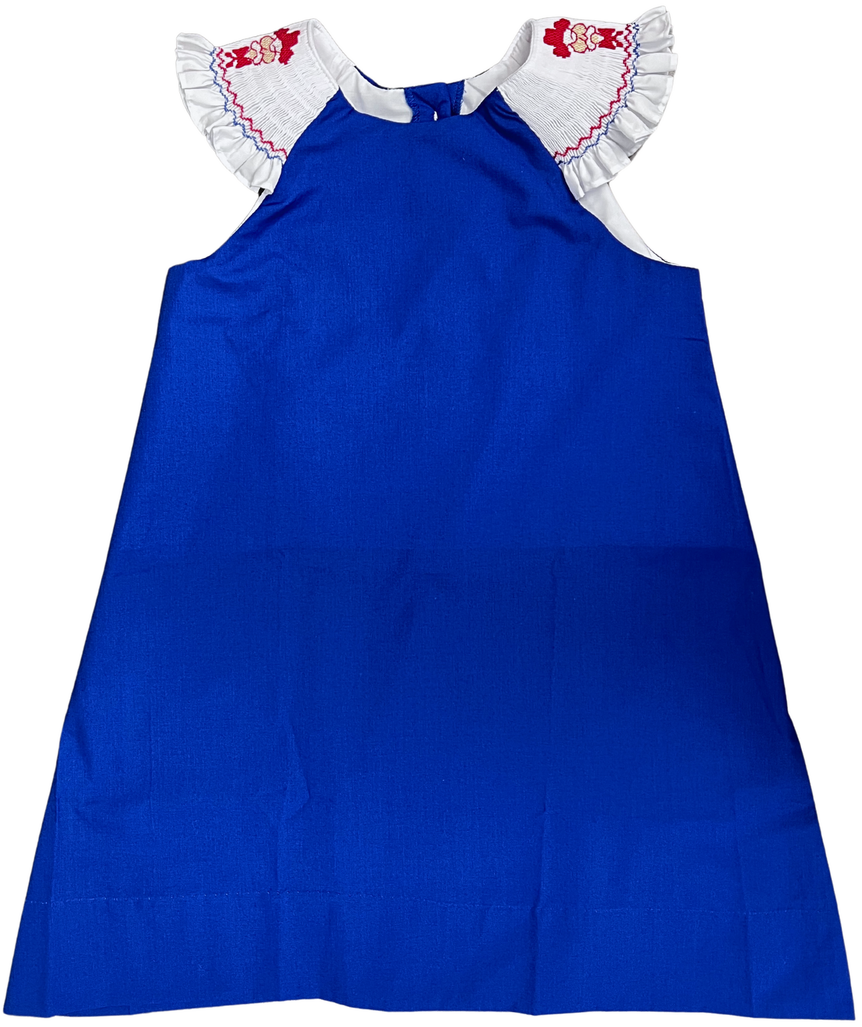 Blue Rebel Smocked Sleeve Dress