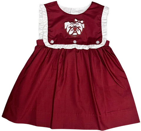 Maroon Bulldog Reversible Dress