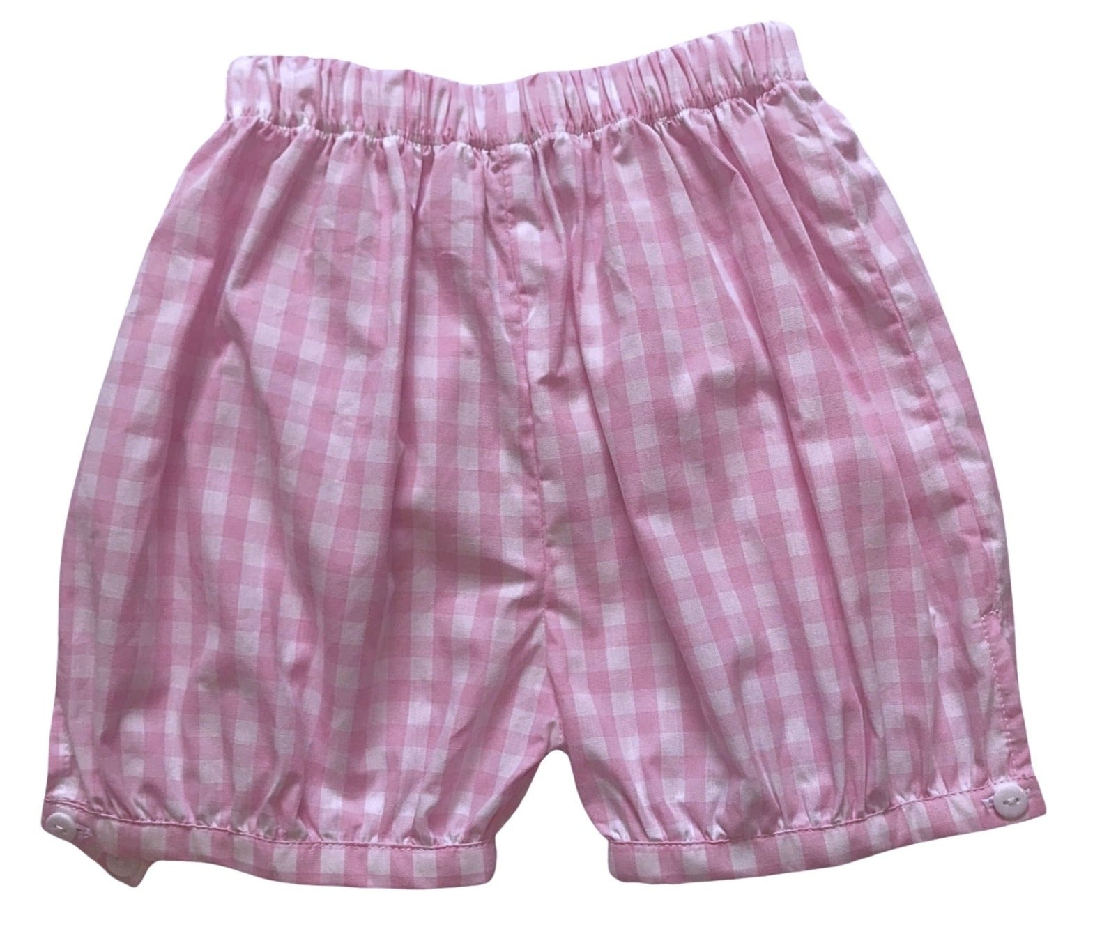 Magnolia Steel Gingham Banded Shorts