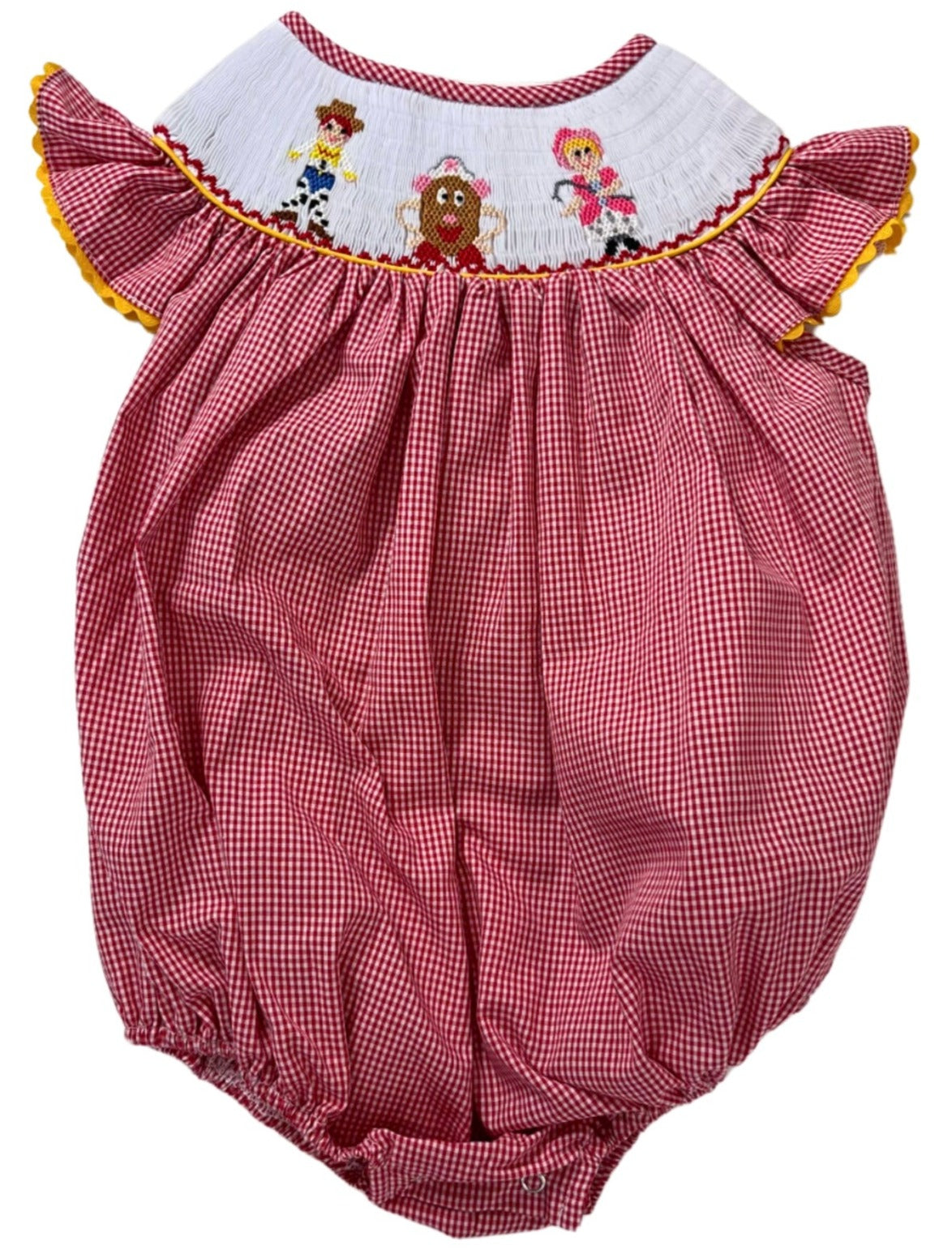 Smocked Toy Girl Bubble