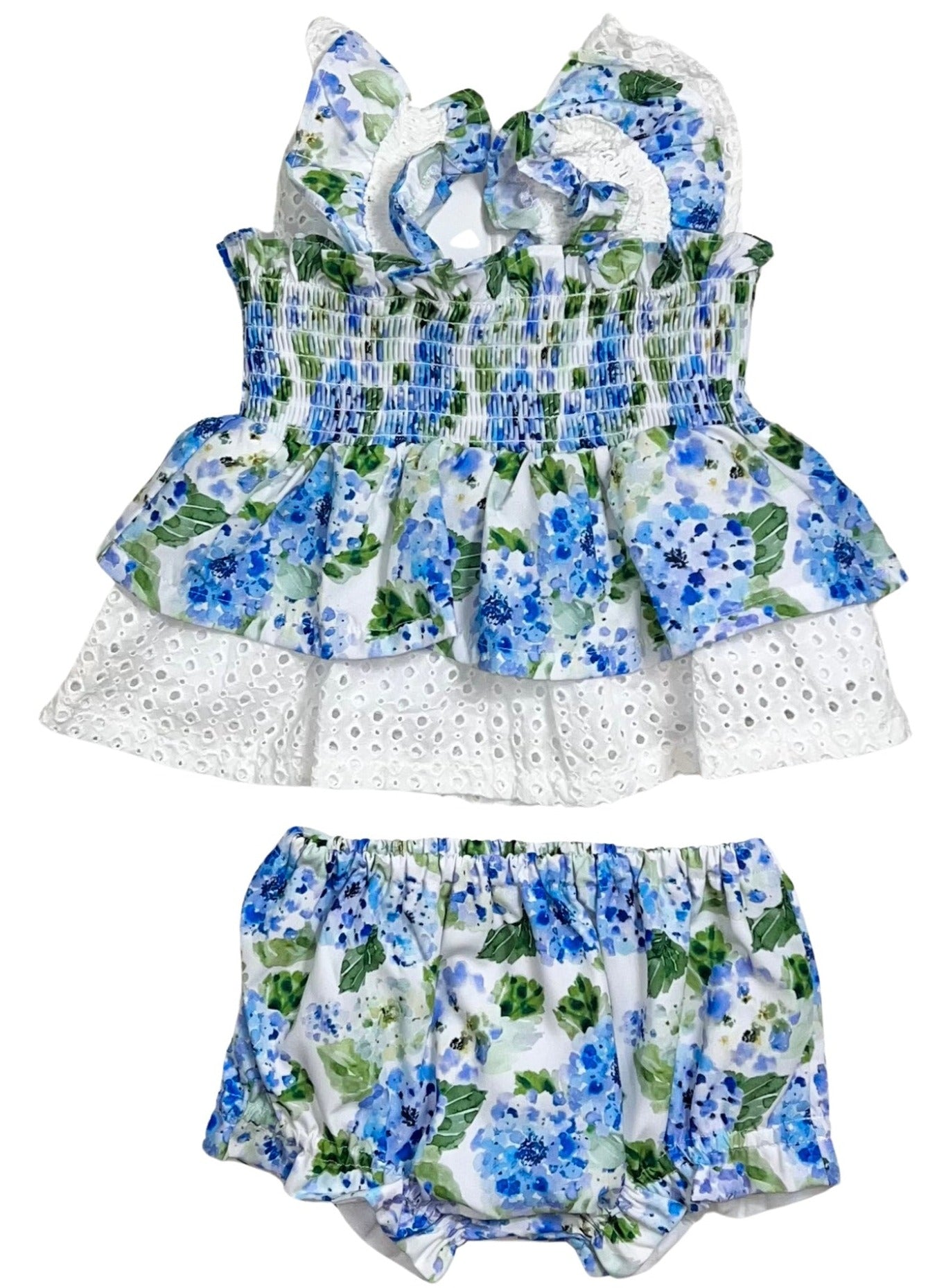 Hydrangea Diaper Set