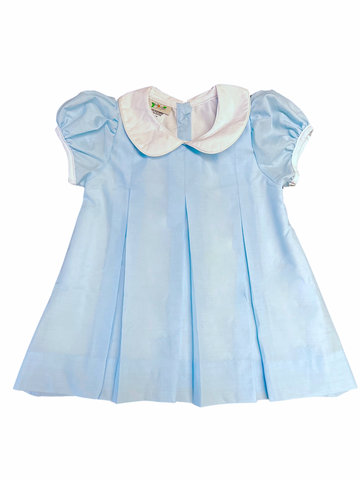 Magnolia Steel Blue Pleat Dress