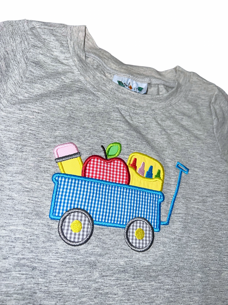 School Supply Wagon Long Sleeve