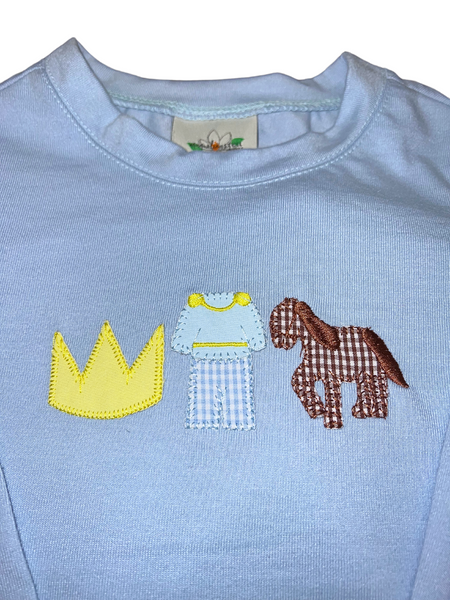 Prince Applique Pant Set