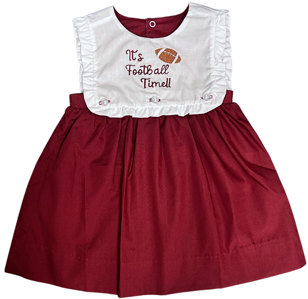 Maroon Bulldog Reversible Dress