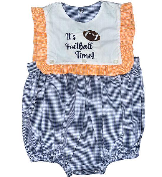 Navy/Orange Tiger Reversible Girl Bubble