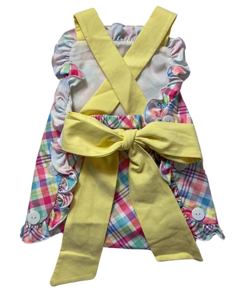 Pastel Plaid Girl Sunsuit