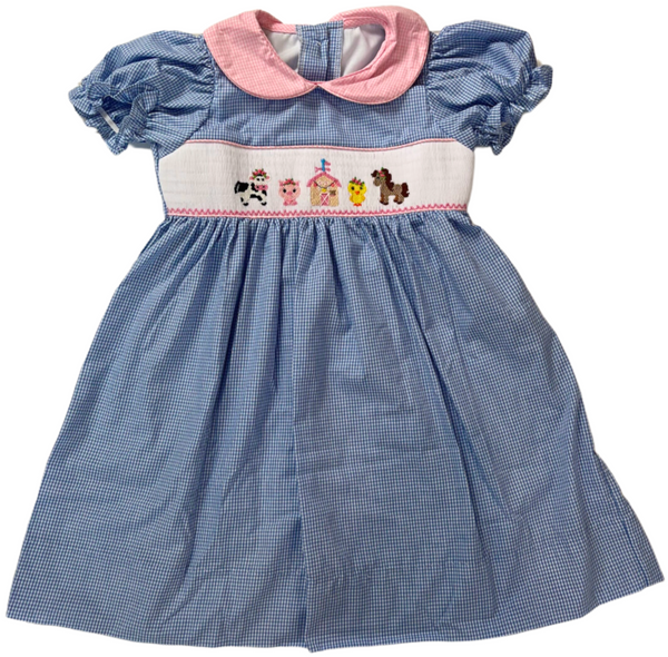 Smocked Farm Dress