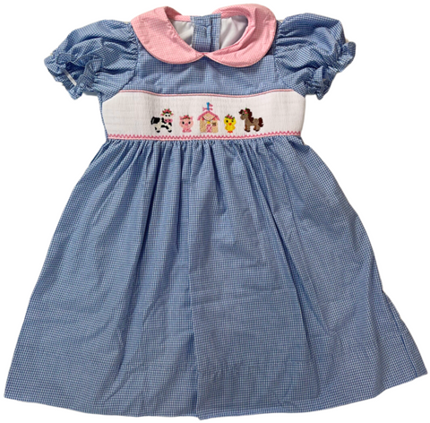 Smocked Farm Dress