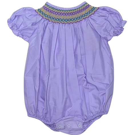 Mardi Gras Smocked Bubble