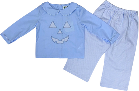 Jack O' Lantern Blue Pant Set