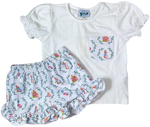 Peter Rabbit Girl Short Set