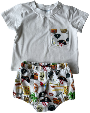 Pirate Diaper Set