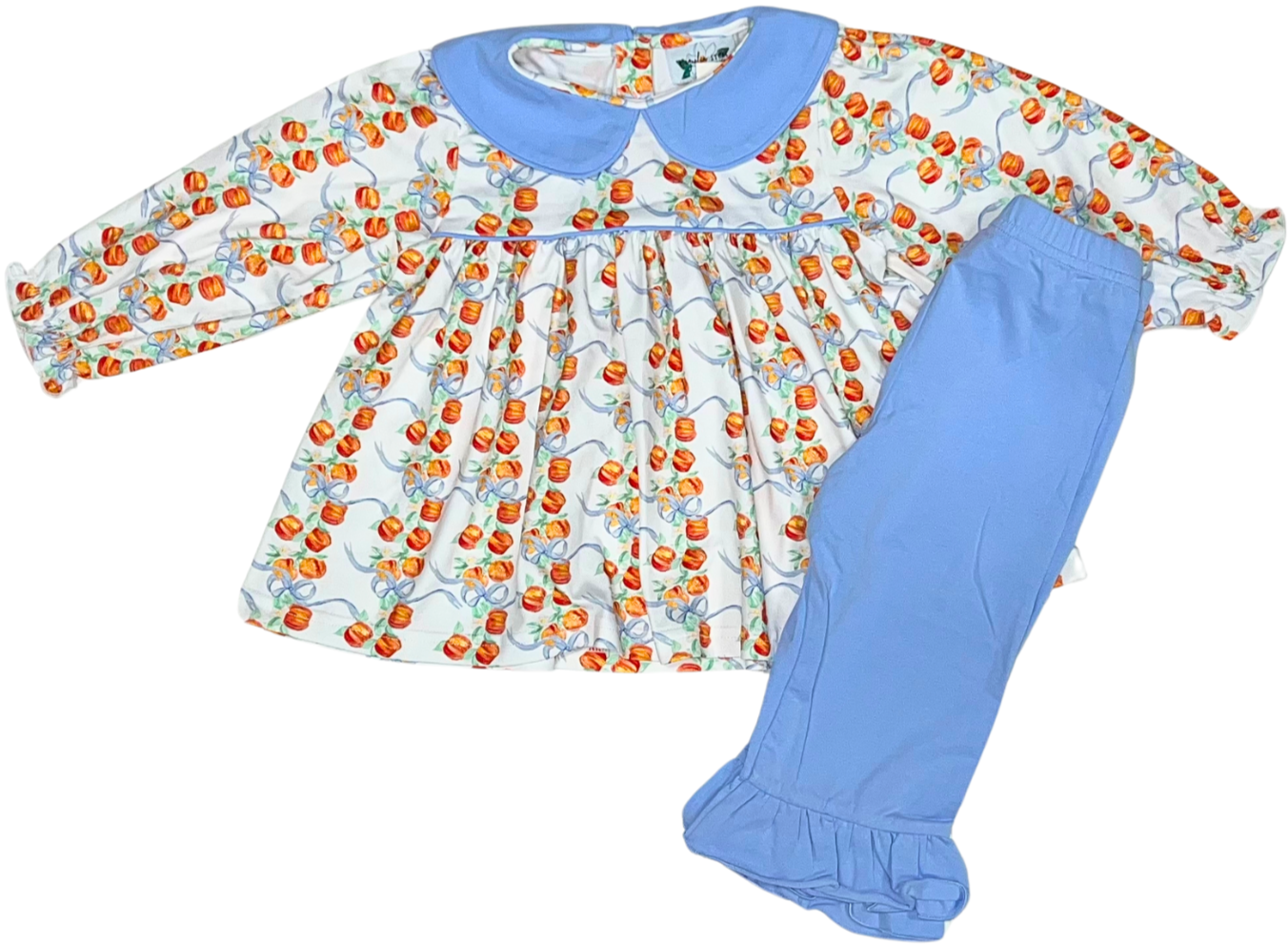 Pumpkin Ribbon pant set