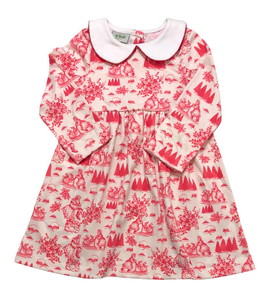 Christmas Toile Play Dress